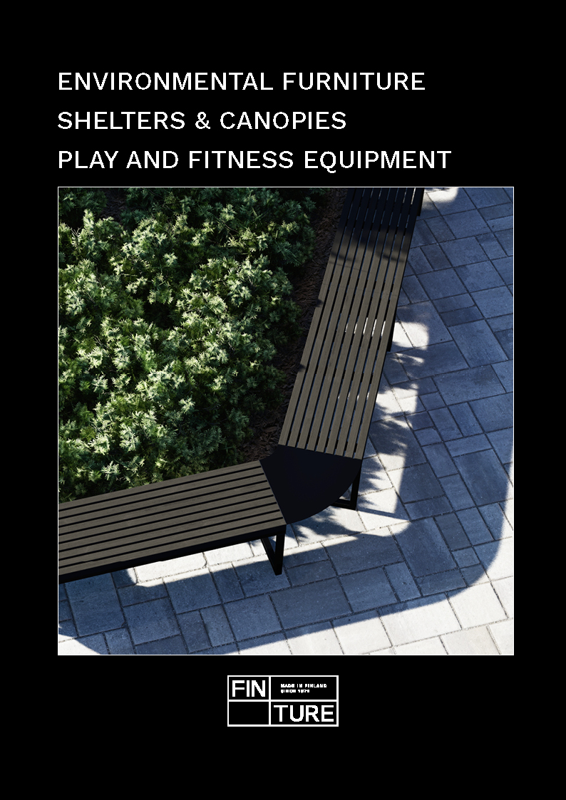 finture environmental furniture, shelters and canopies, play and fitness equipment catalog