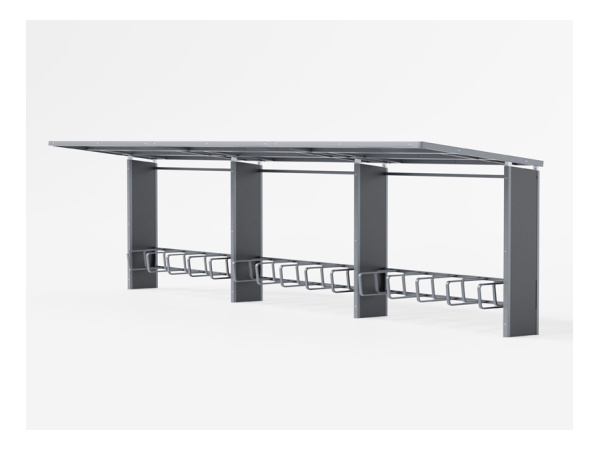 pyöräkatos, pyöräteline, katos, pyynikki, suoja, finture, modulaarinen