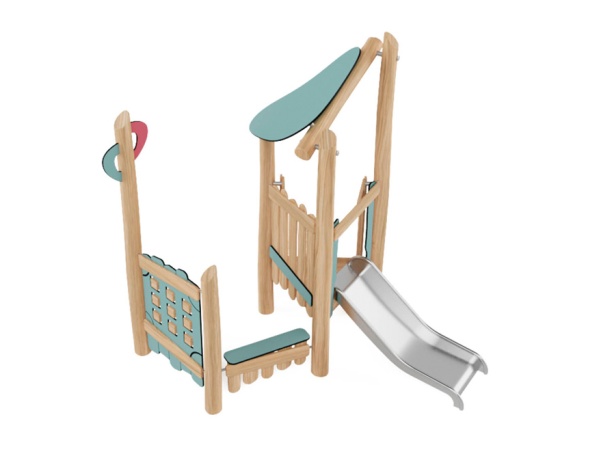 robinia, leikkikeskus, liukumäki, kiipeilyteline, kauppa, akaasia, finture, ulkoleikkiväline