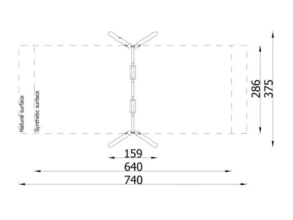 Robinia keinu 2:lle robinia, lasten keinu, keinuteline, finture, ulkoleikkiväline, kiikku, akaasia