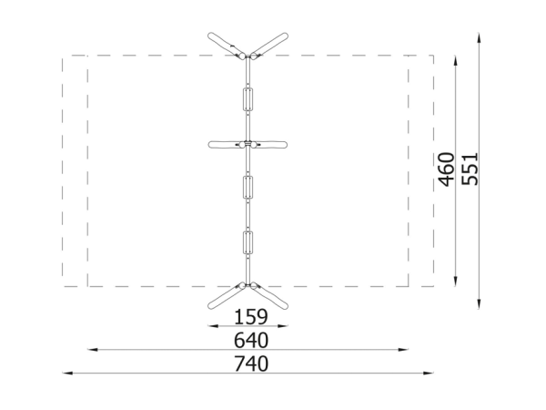 robinia, lasten keinu, keinuteline, finture, ulkoleikkiväline, kiikku, akaasia
