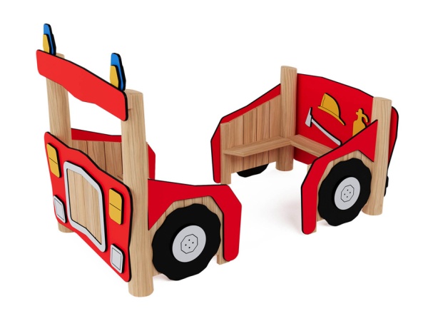 Robinia Paloauto leikkiauto robinia, leikkikeskus, leikkimökki, kauppa, akaasia, finture, ulkoleikkiväline, paloasema, pelastuslaitos, auto