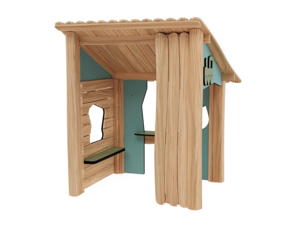 Robinia Juna-asema leikkimaja robinia, leikkikeskus, leikkimökki, kauppa, akaasia, finture, ulkoleikkiväline, juna-asema