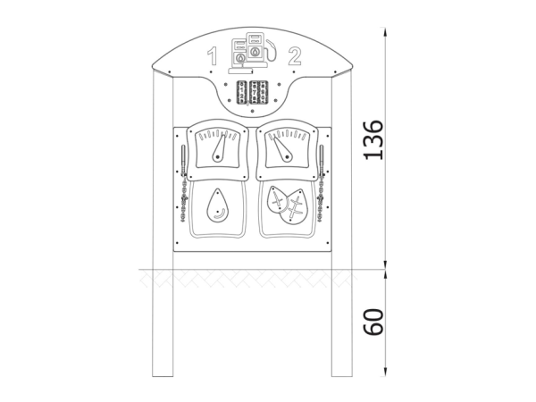 Robinia Huoltoasema aktiviteettiseinä robinia, leikkikeskus, leikkimökki, kauppa, akaasia, finture, ulkoleikkiväline, huoltoasema, lataus, tankkaus