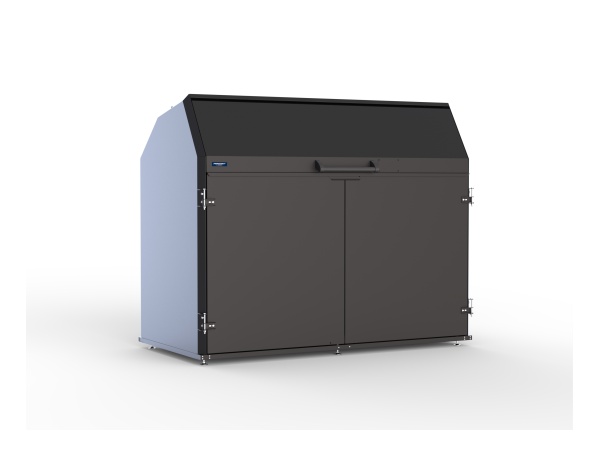 Paloturvallinen Astiasuoja C2 astiasuoja, palosuoja, jätekatos, jäkki, roskakatos, modul