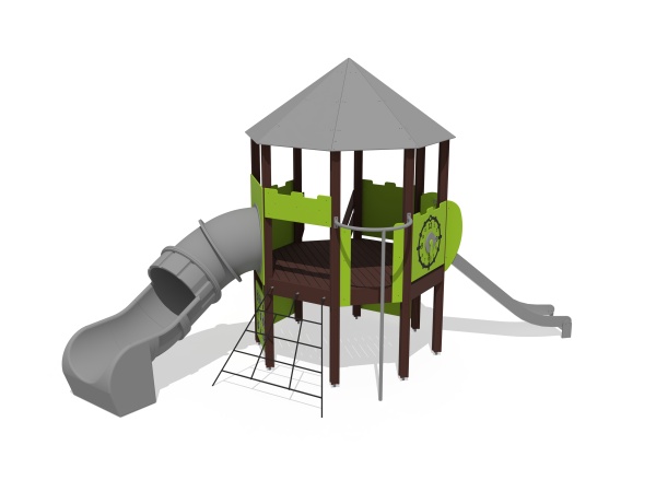 Wilhelmi, leikkikeskus, mega, deck, linna, soitin, liukumäki, kiipeily