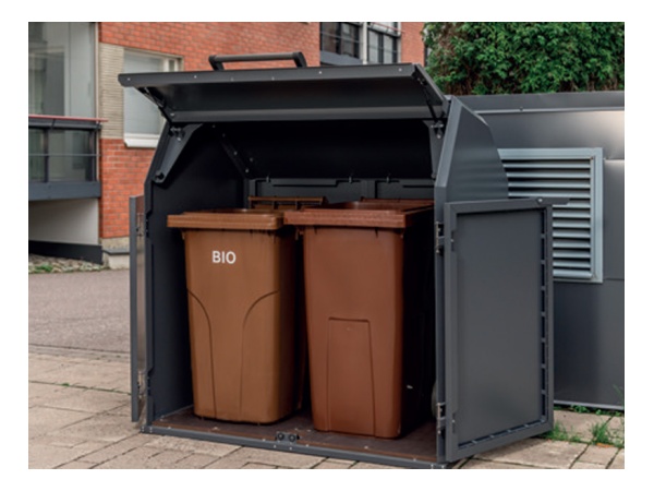 Paloturvallinen Astiasuoja A2 astiasuoja, palosuoja, jätekatos, jäkki, roskakatos, modul