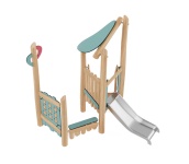 robinia, leikkikeskus, liukumäki, kiipeilyteline, kauppa, akaasia, finture, ulkoleikkiväline