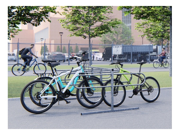 pyöräteline, pyöräkaari, pyöräpysäköinti, runkolukitus, runkolukitteinen, pyöräparkki, aisalukitus, pyöräkoukku, skootteriparkki