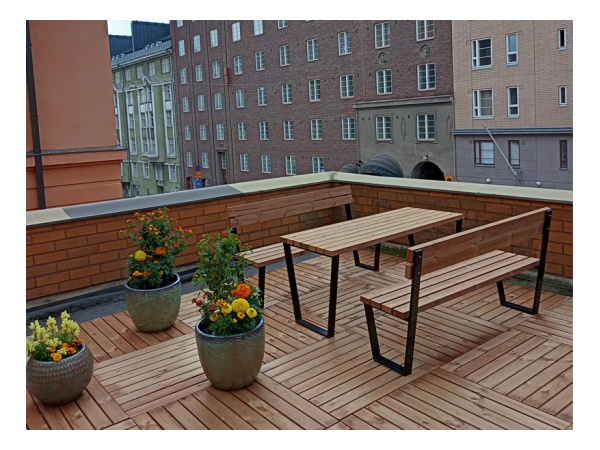 pöytä, penkki, kalusteryhmä, pihakaluste, finture, terassi, ympäristökaluste