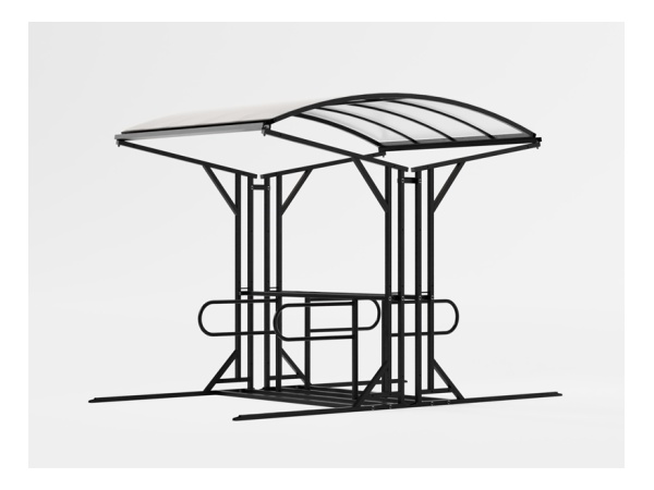 pyöräkatos, pyöräteline, katos, breeam, brm, finture