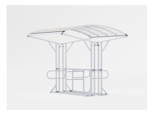 pyöräkatos, pyöräteline, katos, breeam, brm, finture