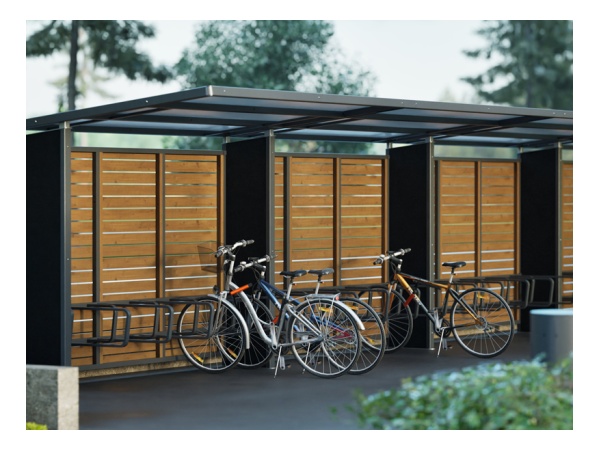 pyöräkatos, pyöräteline, katos, pyynikki, suoja, finture, modulaarinen