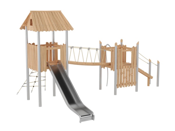 robinia, leikkikeskus, liukumäki, kiipeilyteline, kauppa, akaasia, finture, ulkoleikkiväline, seikkailu