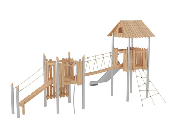 robinia, leikkikeskus, liukumäki, kiipeilyteline, kauppa, akaasia, finture, ulkoleikkiväline, seikkailu