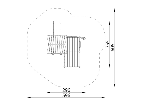 robinia, leikkikeskus, liukumäki, kiipeilyteline, kauppa, akaasia, finture, ulkoleikkiväline, seikkailu