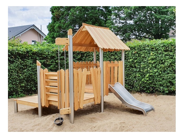 robinia, leikkikeskus, liukumäki, kiipeilyteline, kauppa, akaasia, finture, ulkoleikkiväline, seikkailu