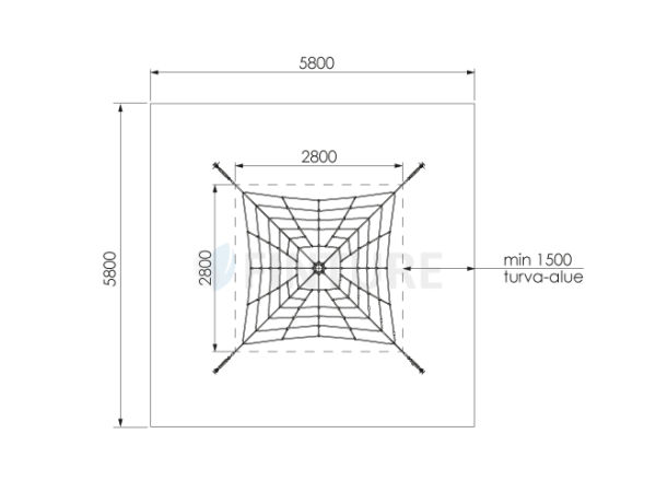 kiipeilypyramidi, pyramidi, kiipeilyteline, leikkiväline, verkko, lapset