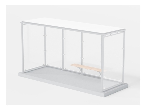 perustus, betoni, asennuslaatta, pysäkki, katos, polkupyörä, infra, finture