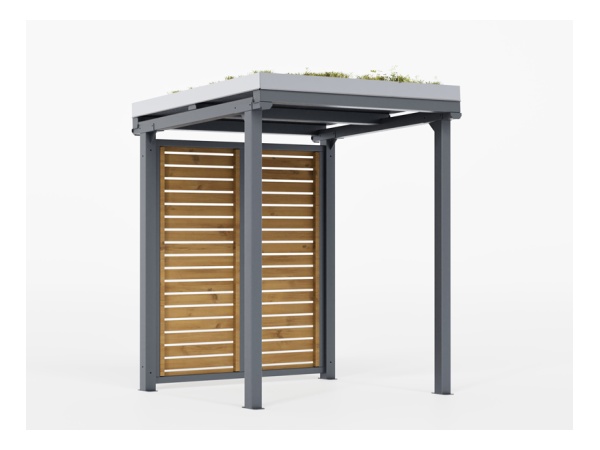 aurora, viherkatto, katos, maksaruoho, niitty, heinä, pyöräteline, modulaarinen, jatkettava, finture