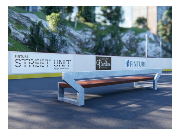 street unit, parkline, sidewalk, skatepark, skeitti, hurricane, janne saario, design, corten, cor-ten