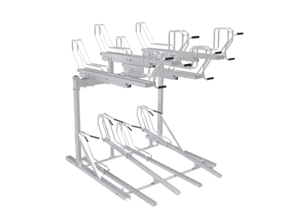 pyöräteline, 2-kerroksinen, tilaihme, säästäjä, pyörävarasto, polkupyörä, pyöräparkki, nova