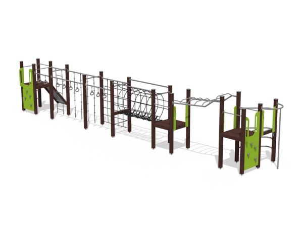 mamba, kiipeilyteline, leikkikeskus, köysi, riipunta, palomiehentanko, käärme