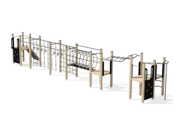 mamba, kiipeilyteline, leikkikeskus, köysi, riipunta, palomiehentanko, käärme