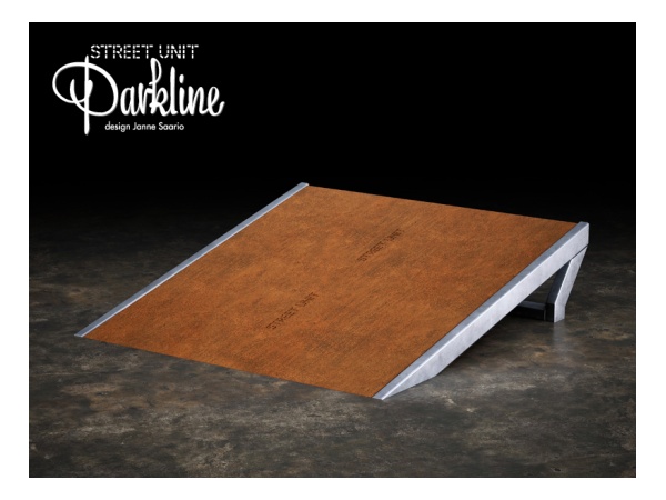street unit, parkline, skatepark, skeitti, janne saario, design, air high, corten, cor-ten