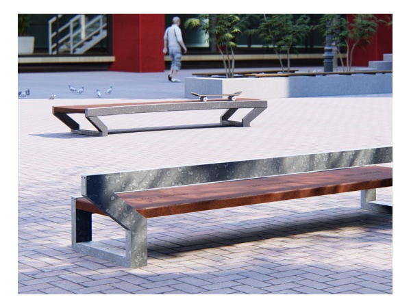 street unit, parkline, sidewalk, skatepark, skeitti, hurricane, janne saario, design, corten, cor-ten