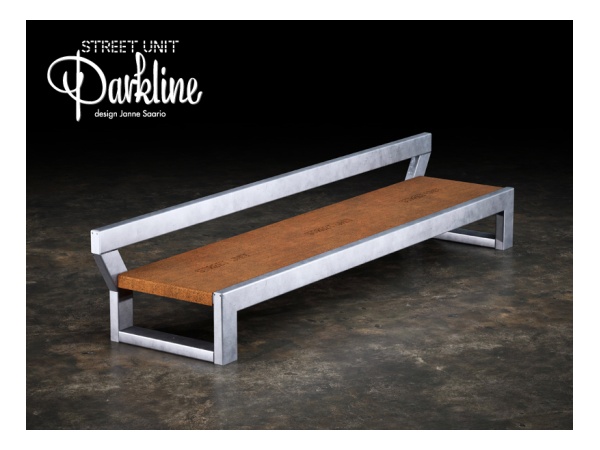 street unit, parkline, sidewalk, skatepark, skeitti, hurricane, janne saario, design, corten, cor-ten
