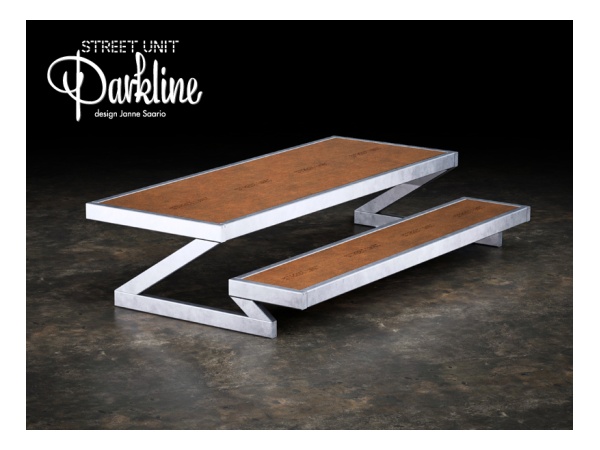 street unit, parkline, skatepark, skeitti, janne saario, design, krooked, corten, cor-ten