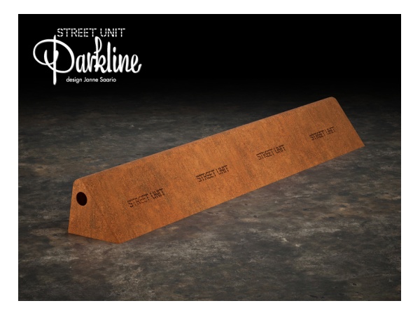 street unit, parkline, skatepark, skeitti, janne saario, design, pop over, corten, cor-ten