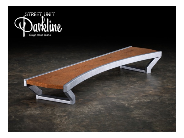 street unit, parkline, skatepark, skeitti, janne saario, design, smith, corten, cor-ten