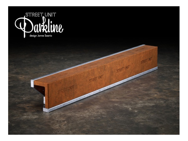 street unit, parkline, skatepark, skeitti, janne saario, design, switch, cor-ten