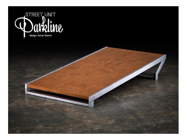 street unit, parkline, skatepark, skeitti, janne saario, design, tsink, corten, cor-ten