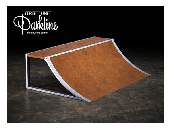 street unit, parkline, skatepark, skeitti, janne saario, design, wave, corten, cor-ten