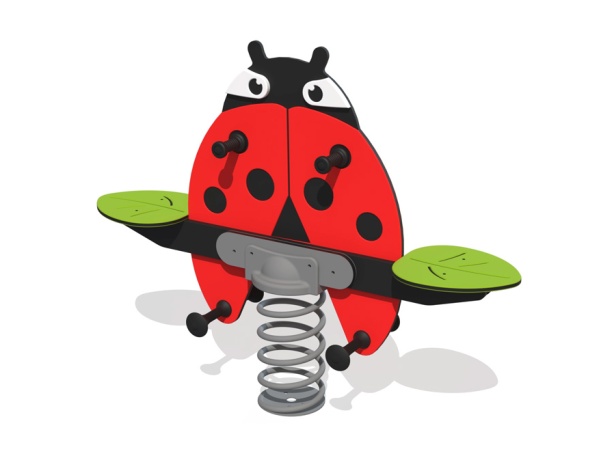 ladybug, leppäkerttu, jousikeinu, hyöteinen, leikkiväline, kiikku, luonto, finture, tiptiptap