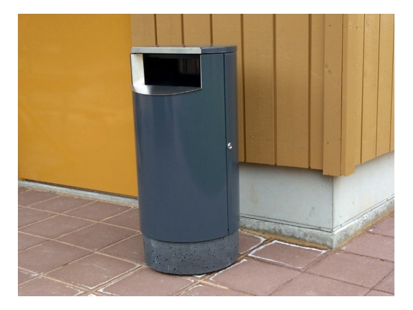 betonijalusta, jalusta, roska-astia, jäte, ympäristö