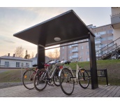 pyöräkatokset, pysäkkikatokset, suojakatokset, katos, varusteet
