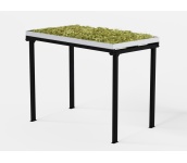 Aurora Green 3m viherkatolla, RAL 9005 aurora, viherkatto, katos, maksaruoho, niitty, heinä, pyöräteline, finture