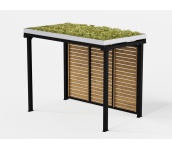 aurora, viherkatto, katos, maksaruoho, niitty, heinä, pyöräteline, modulaarinen, jatkettava, finture