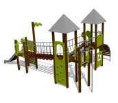 leikkikeskus, leikkipuisto, finture, liukumäki, kiipeilyteline, portaat, monitoimikeskus